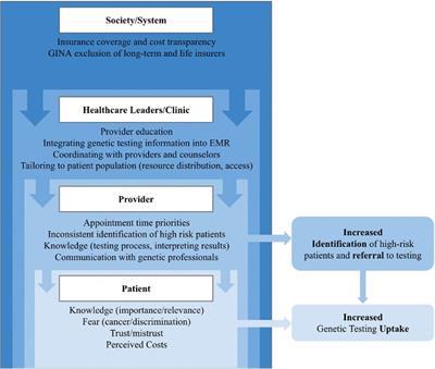 Barriers, interventions, and recommendations: Improving the genetic testing landscape